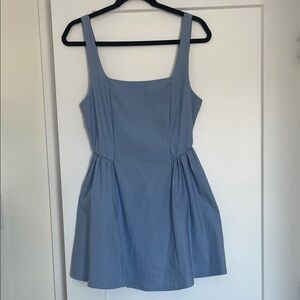 NWOT All Saints light blue corset dress
